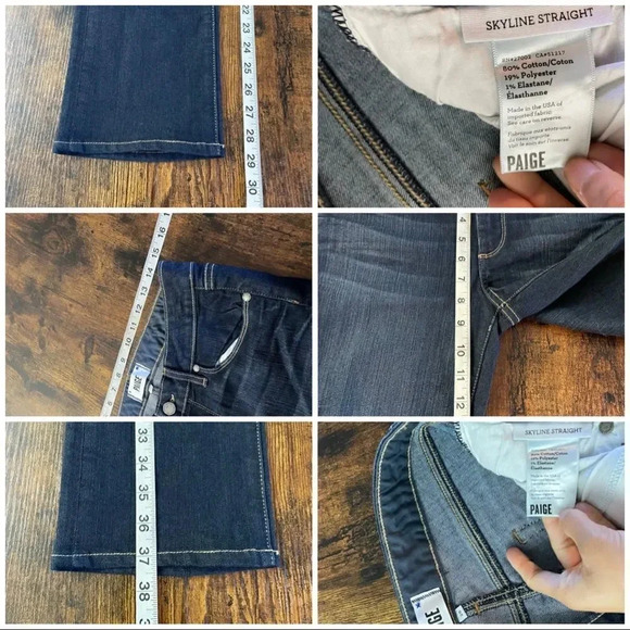 Paige Skyline Straight Jeans  - Picture 10 of 10